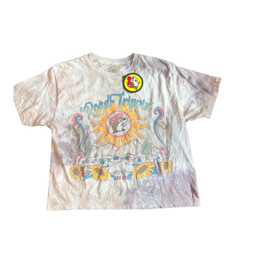 NWT Buc-ees Tie Dye Cowboy Country Western Shirt‎ Womens  Size Small Bucees